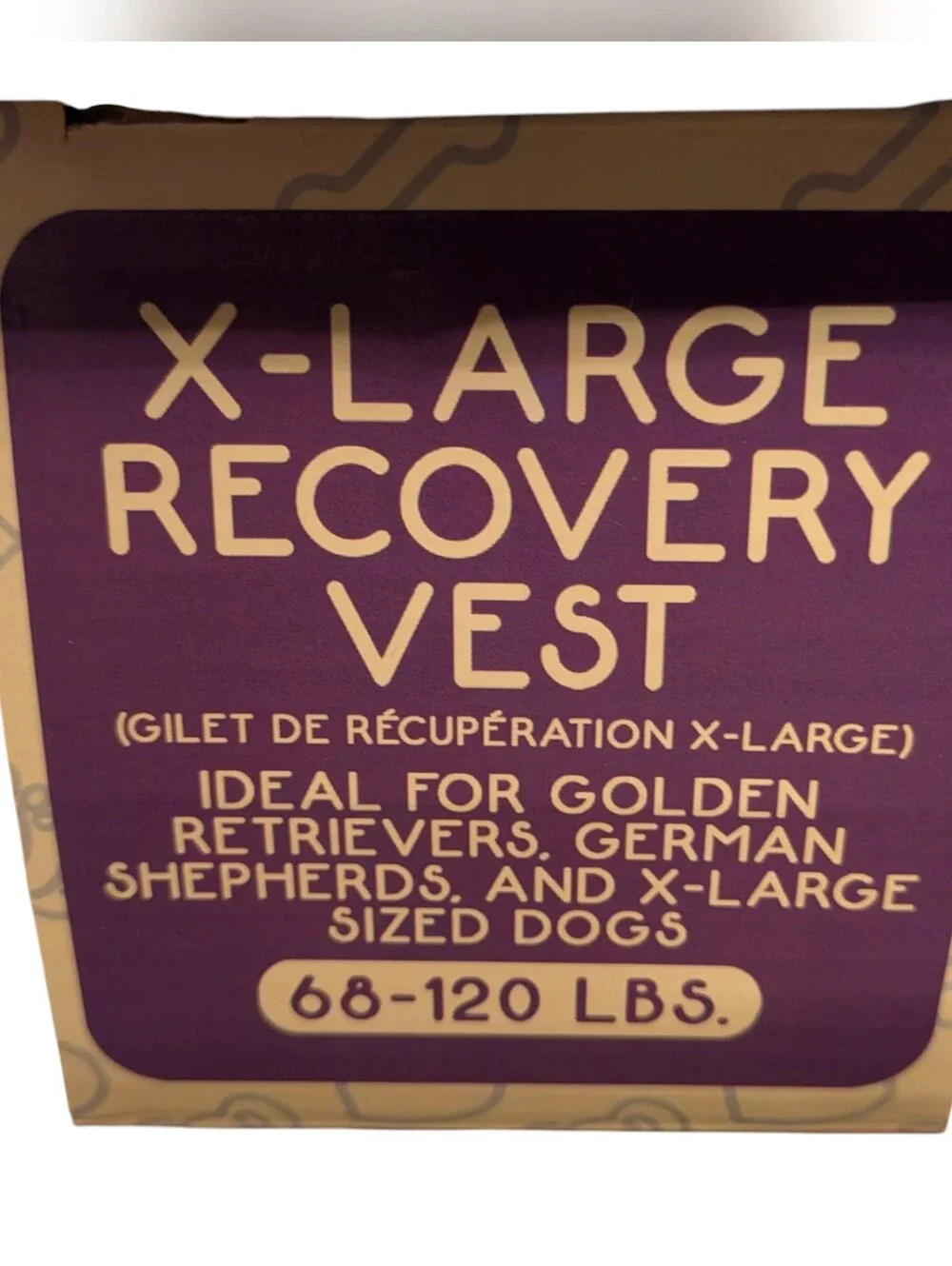 Calm Paws Recovery Vest XL